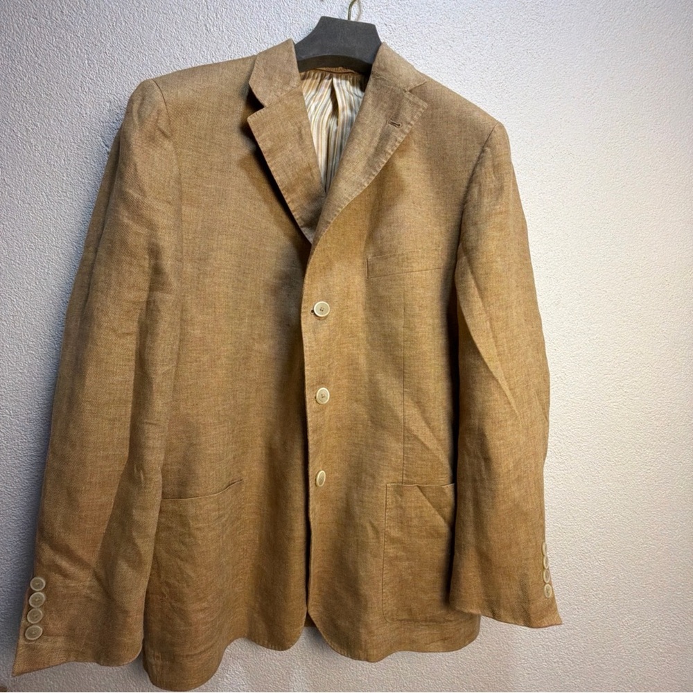 Corneliani Light Tan Linen Sport Coat